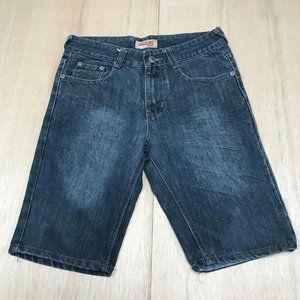 caldore usa women jeans shorts size 30 blue